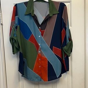 Colorblock Shirt XL